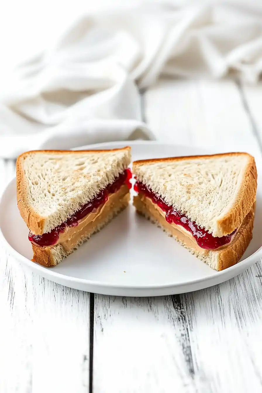 peanut butter and jelly sandwich cake