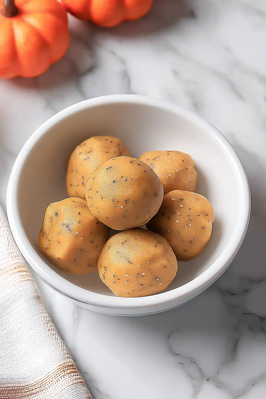 pumpkin vanilla protein balls