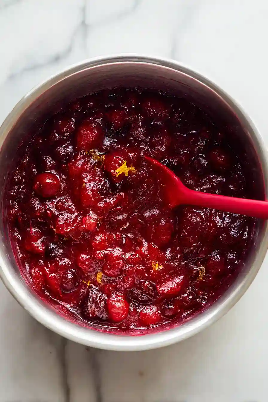 naturally sweetened cranberry sauce