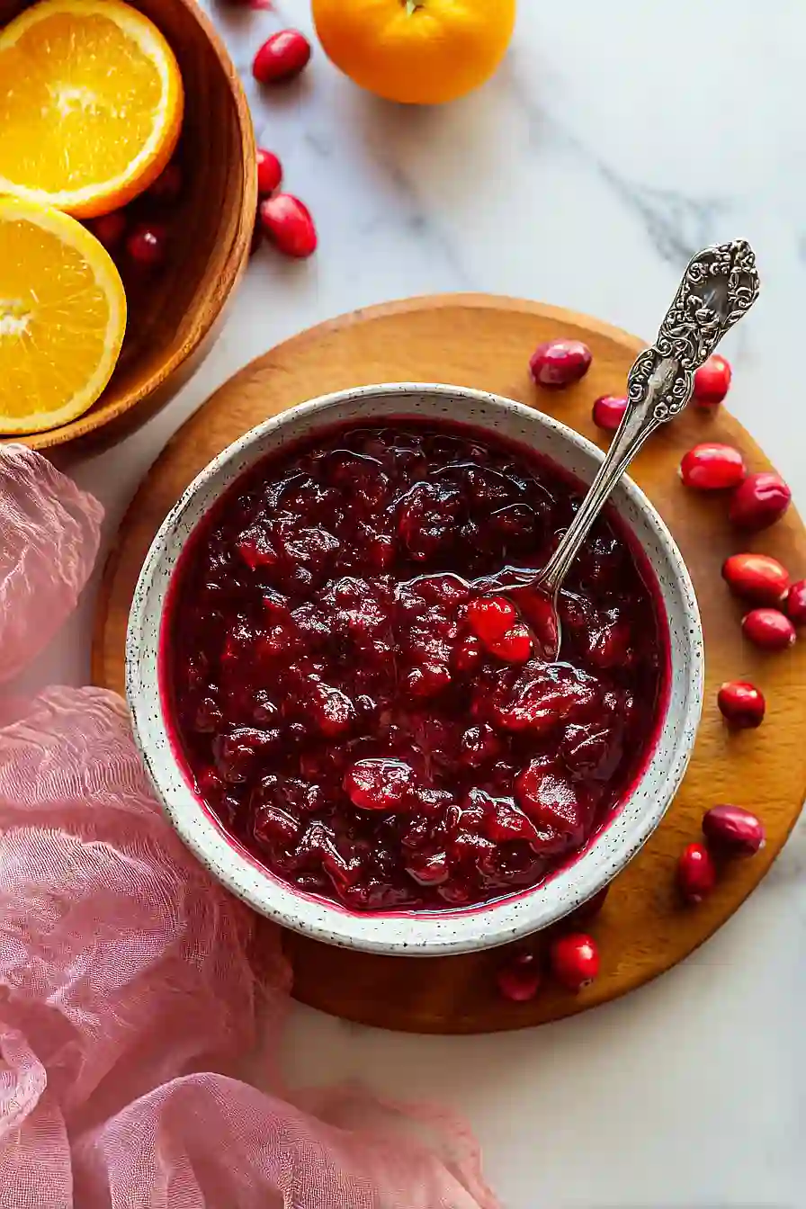 naturally sweetened cranberry sauce