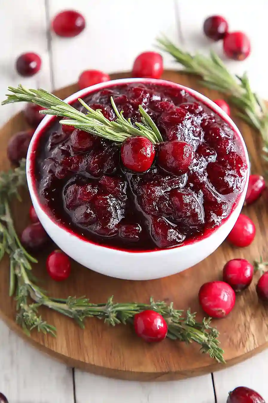 cranberry sauce with brown sugar