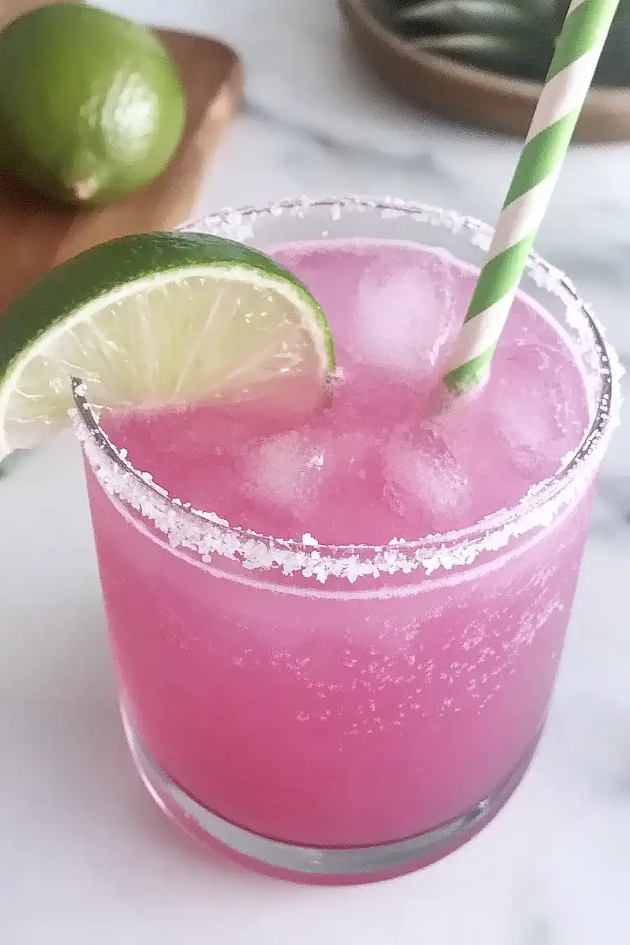 prickly pear margarita mocktail
