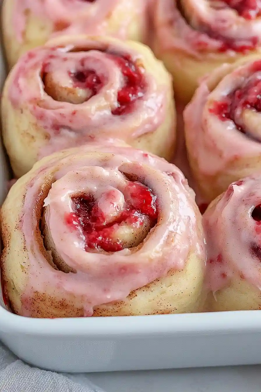 strawberry cinnamon rolls