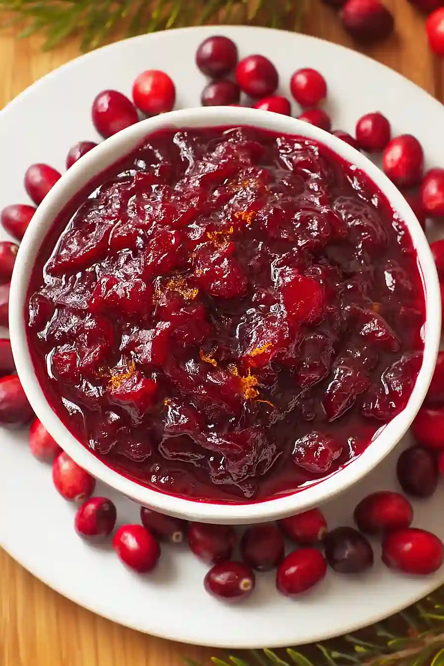 cranberry sauce with orange marmalade