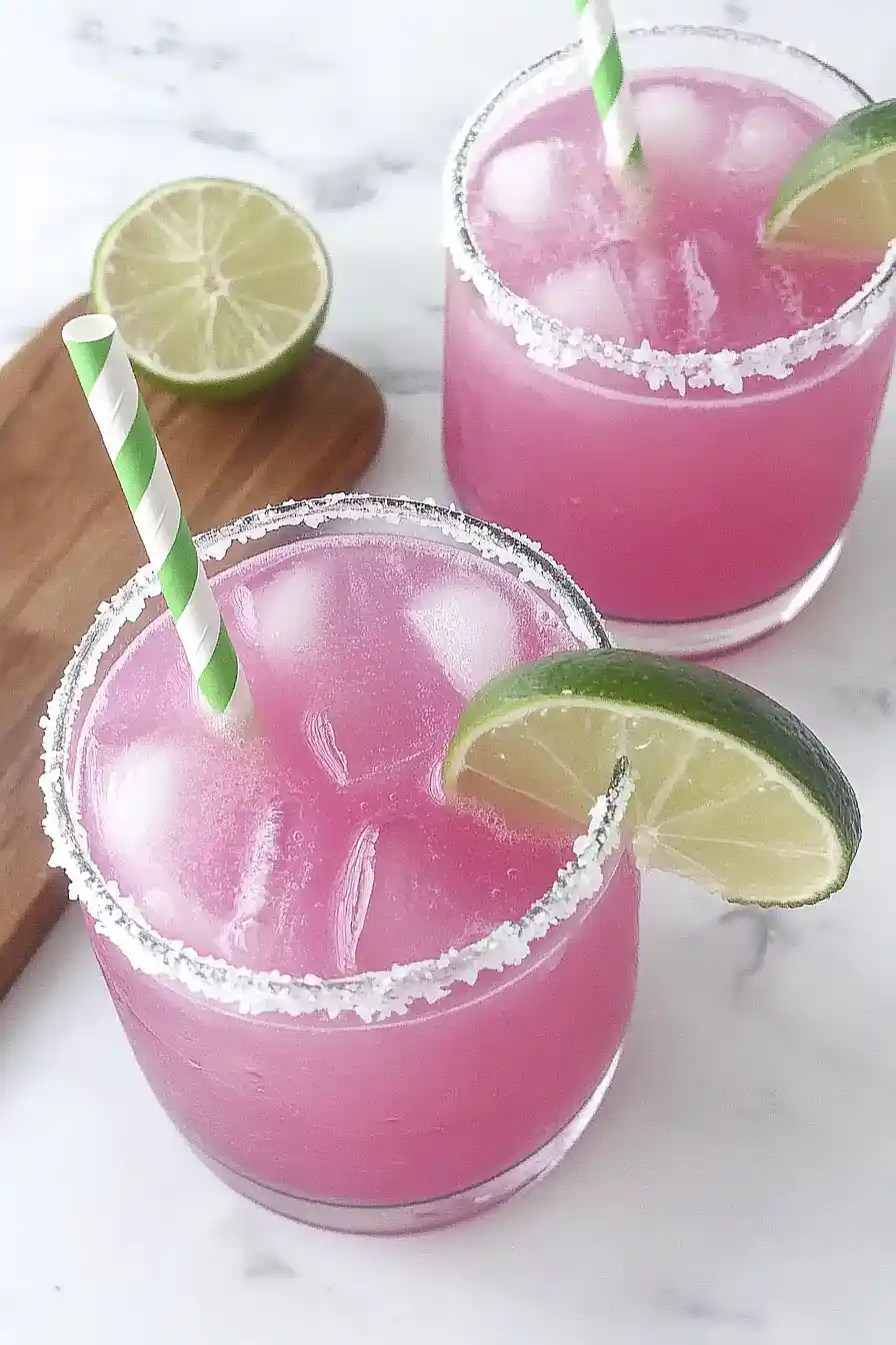 prickly pear margarita mocktail