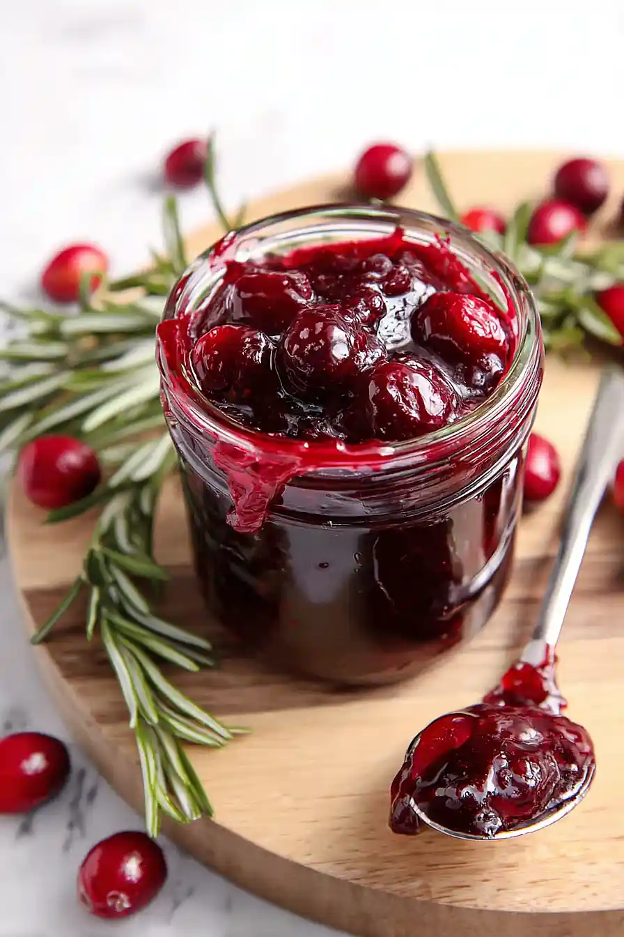 cranberry sauce with brown sugar