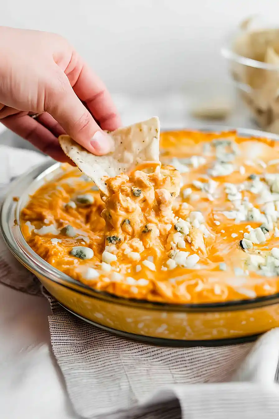 buffalo chicken dip with blue cheese