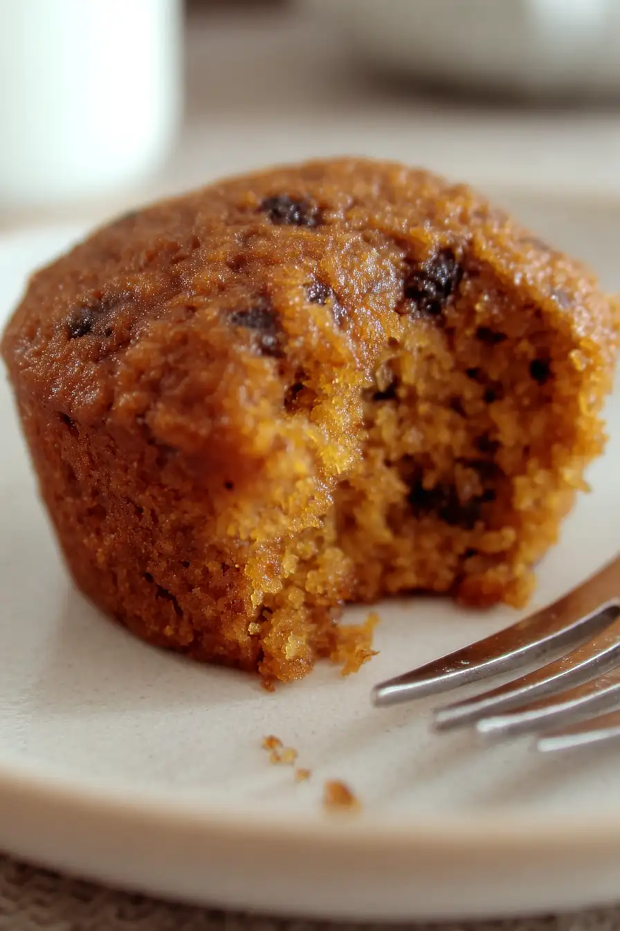 fresh pumpkin muffins