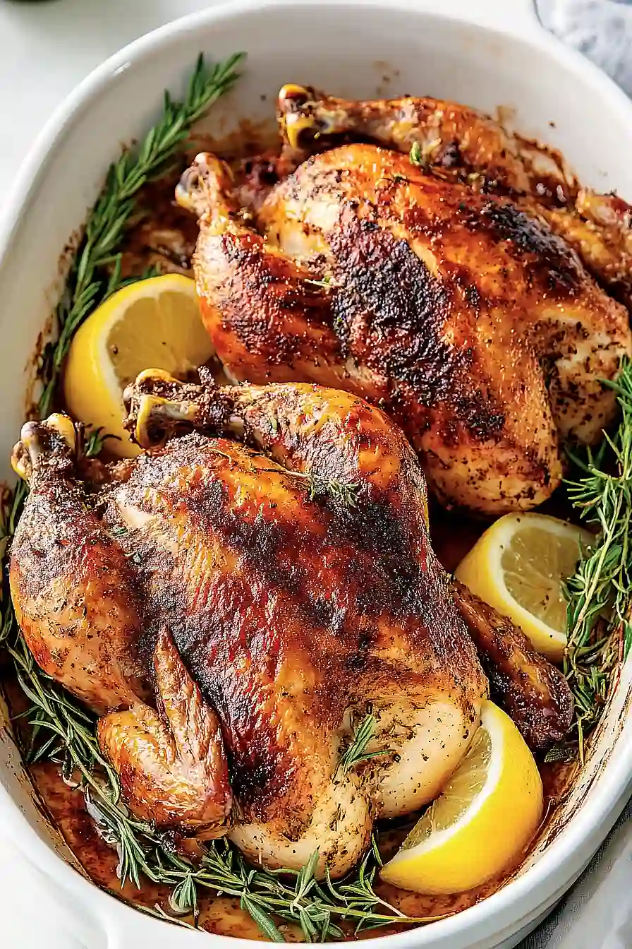 oven-roasted cornish hen