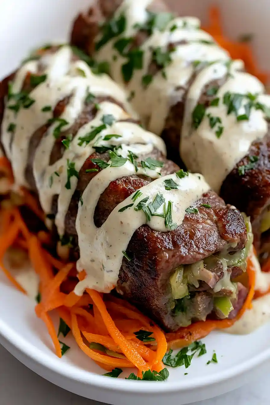 hatch green chile steak roll ups