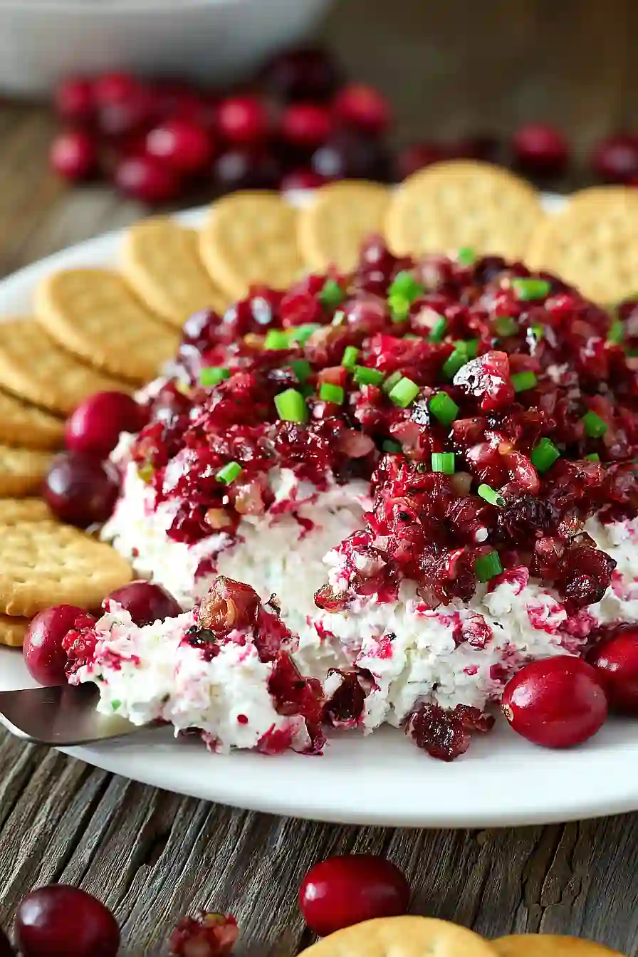 cranberry relish cream cheese dip