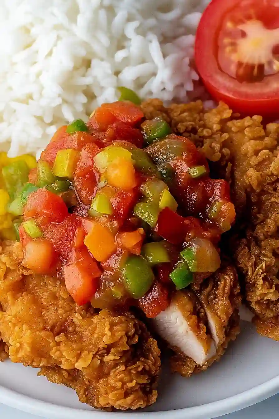 fried chicken geprek