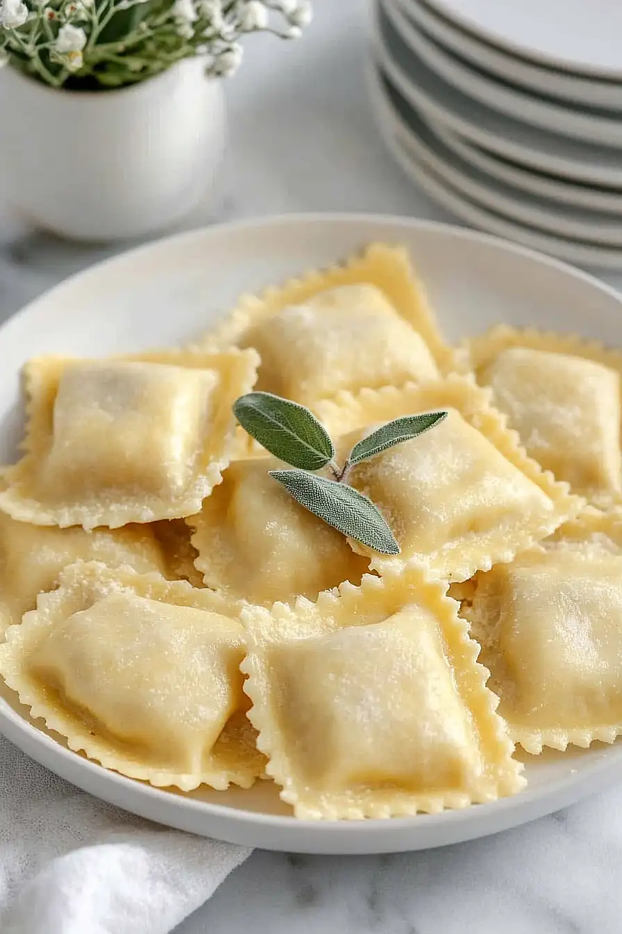 pumpkin ricotta ravioli