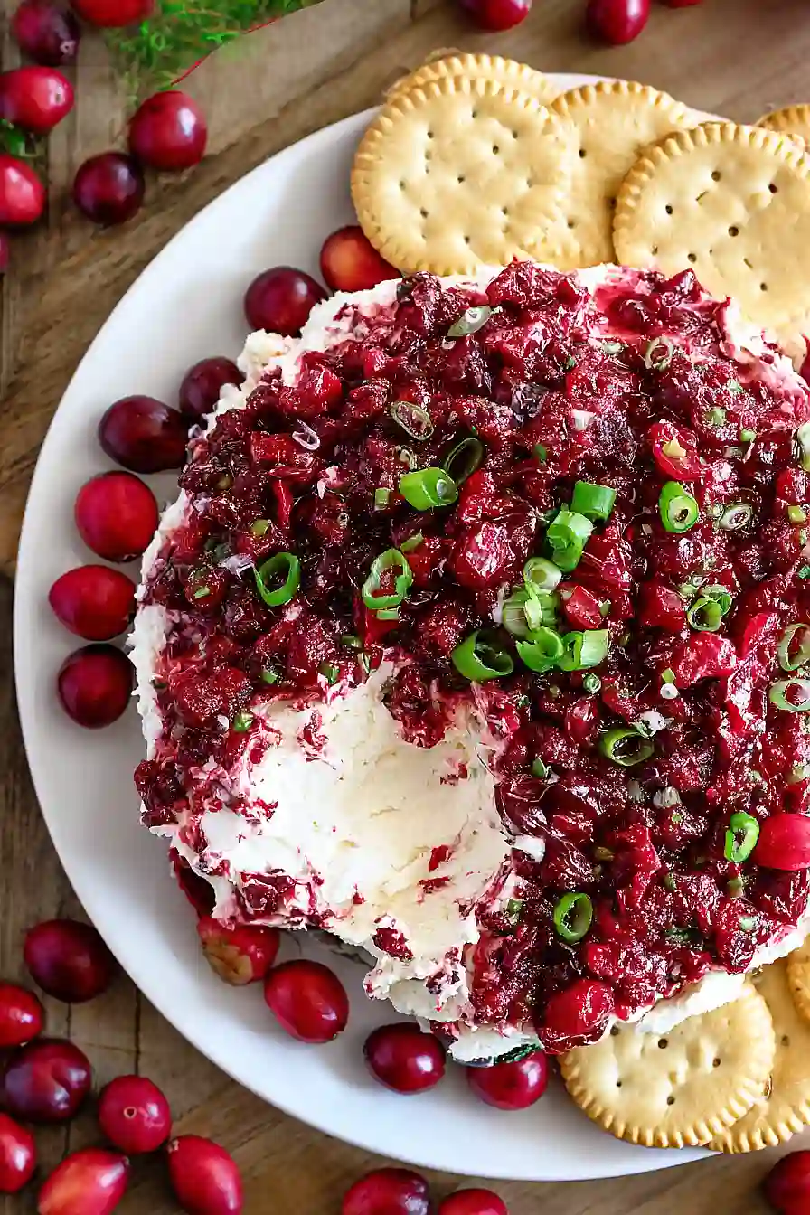cranberry relish cream cheese dip