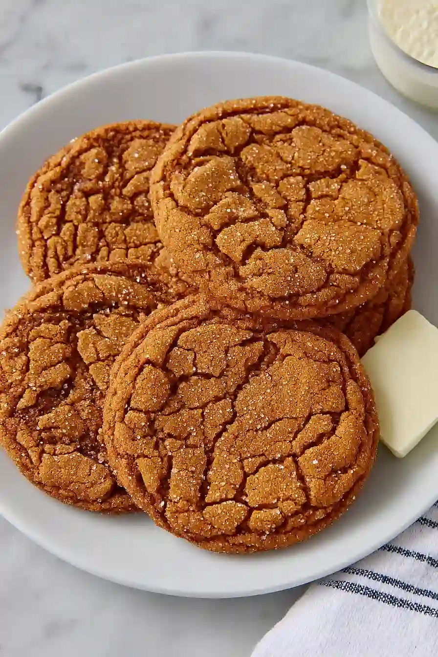 spiced molasses cookies