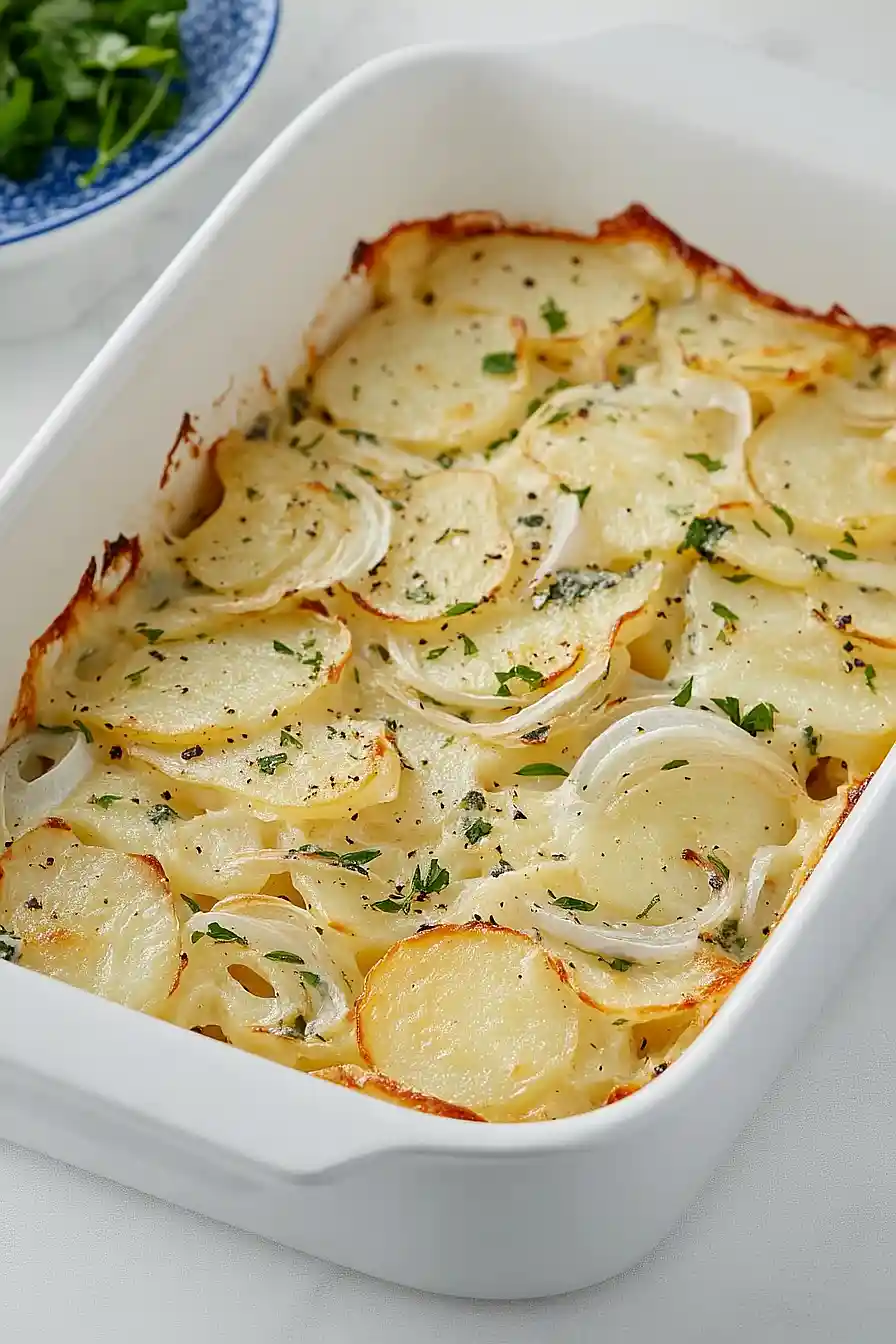 scalloped potatoes without cheese