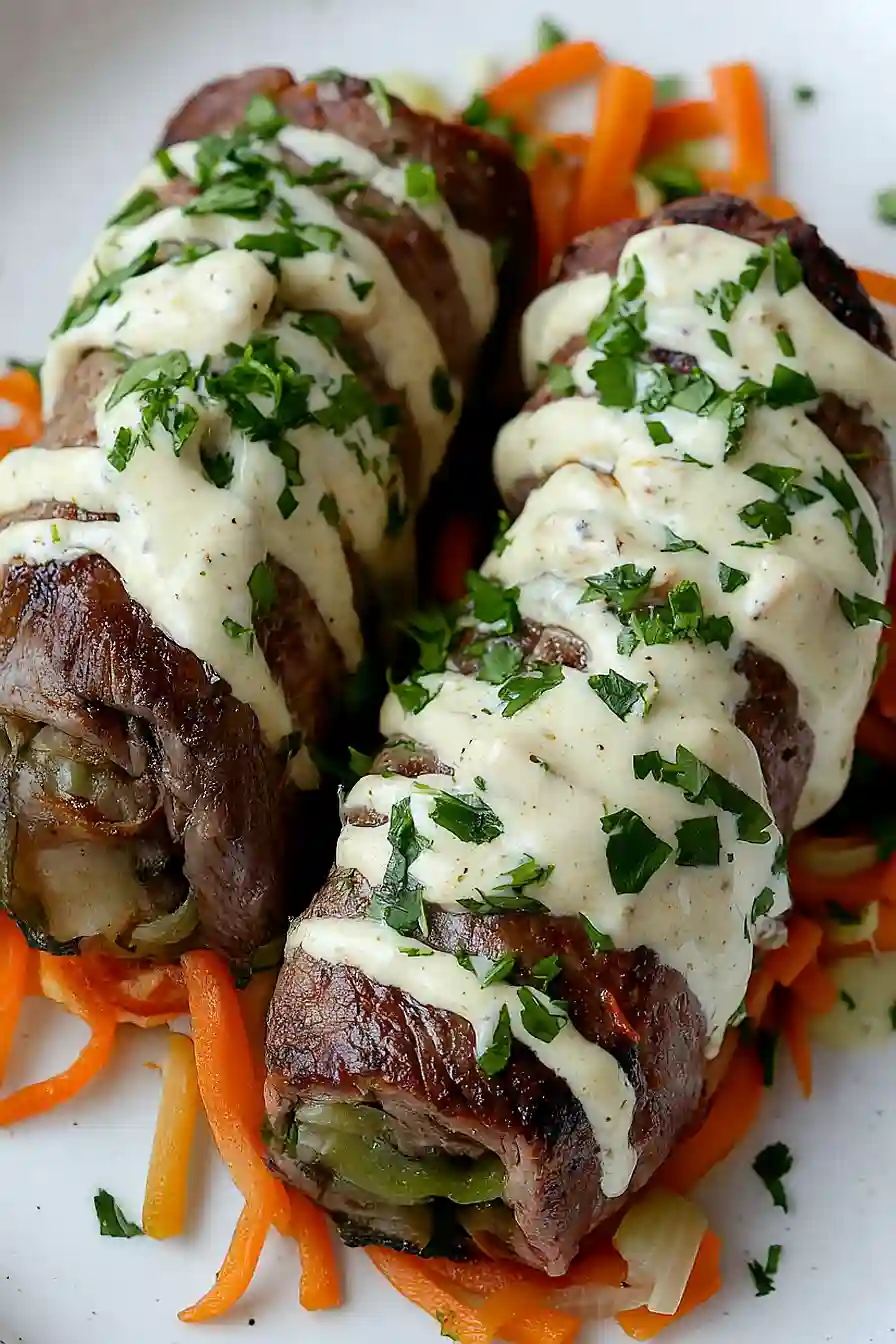 hatch green chile steak roll ups