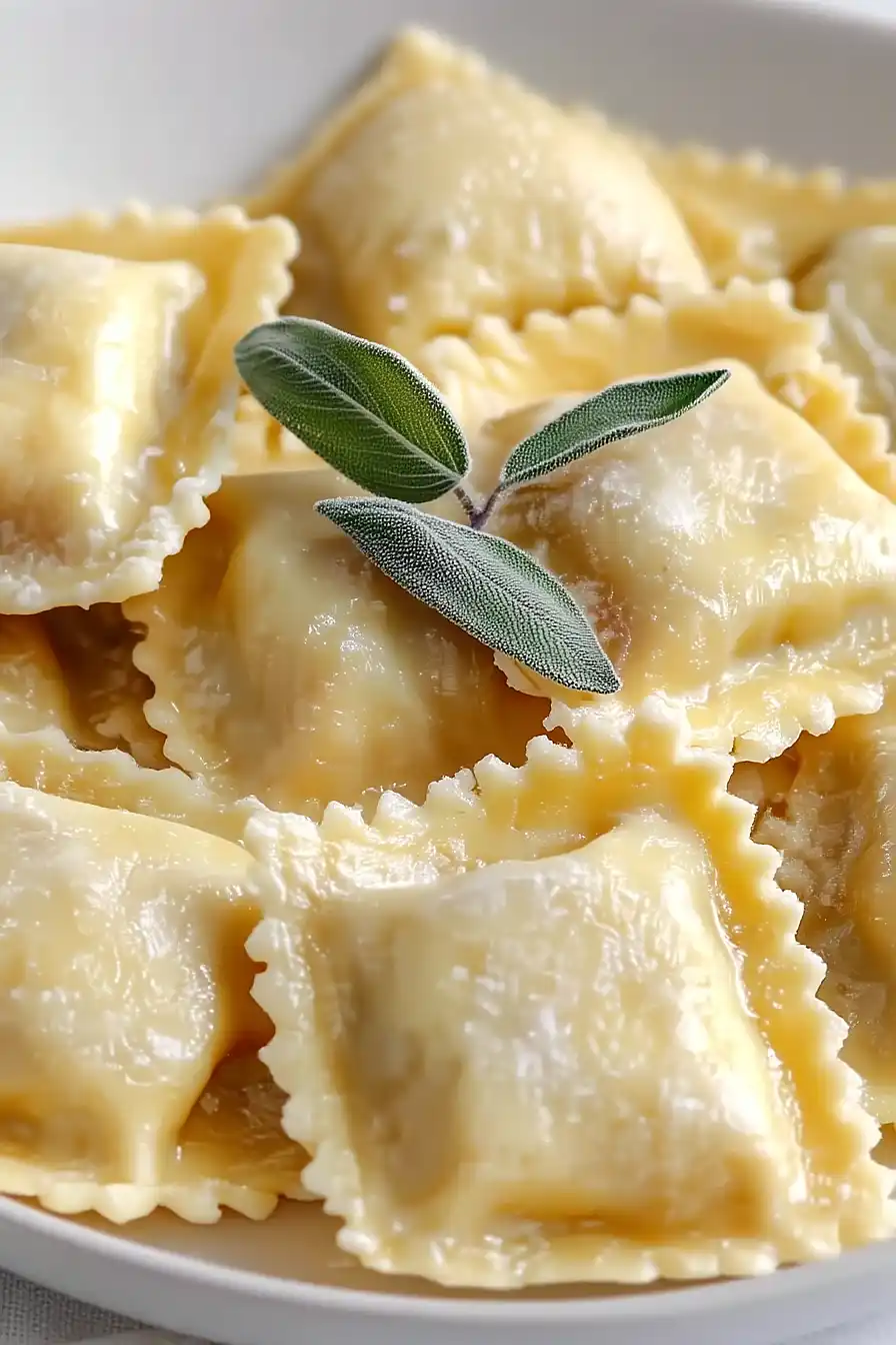 pumpkin ricotta ravioli