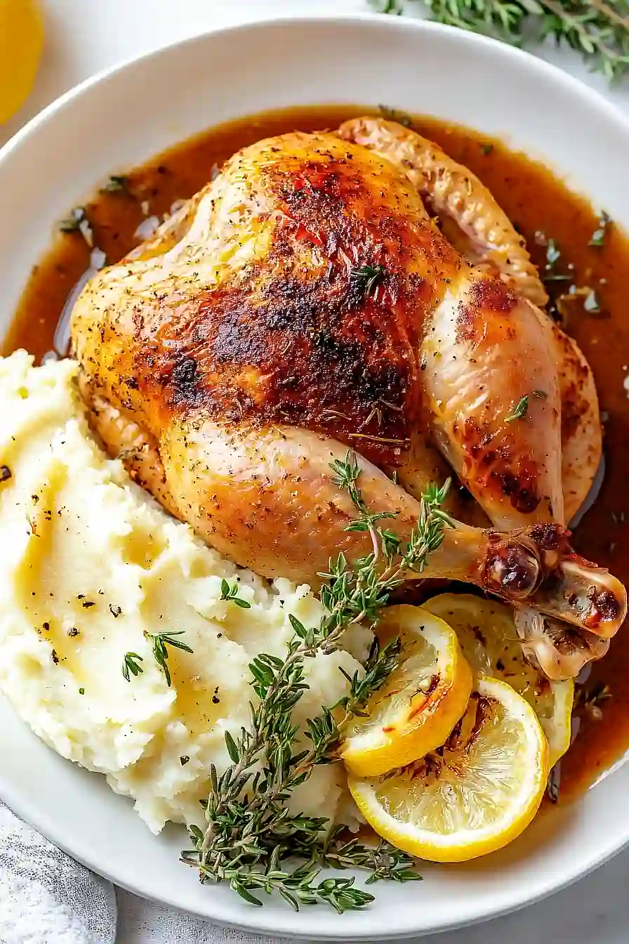 oven-roasted cornish hen