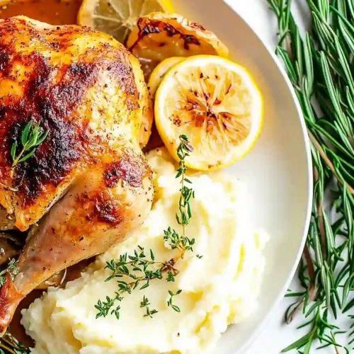 oven-roasted cornish hen
