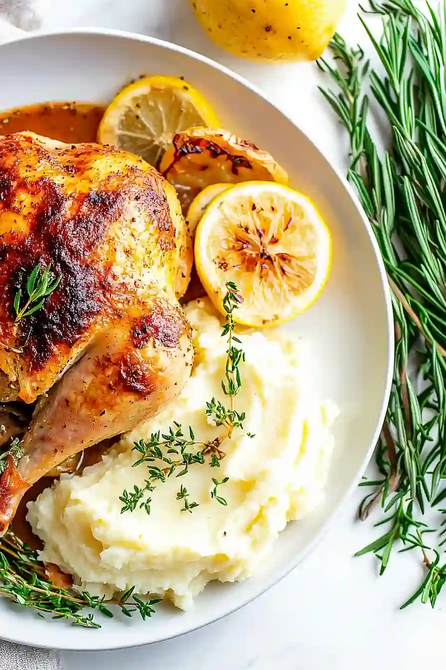 oven-roasted cornish hen