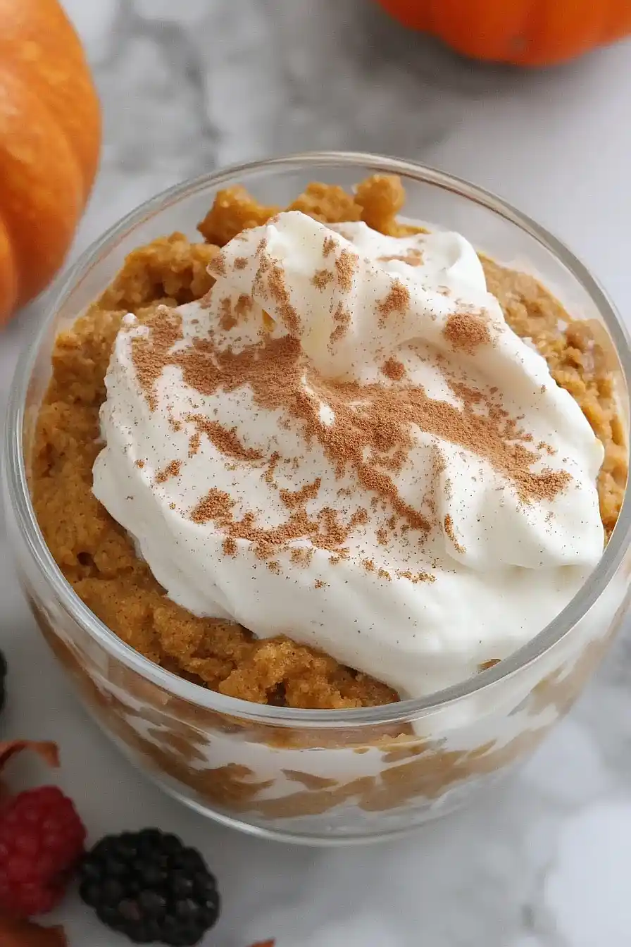 pumpkin spice cake trifle