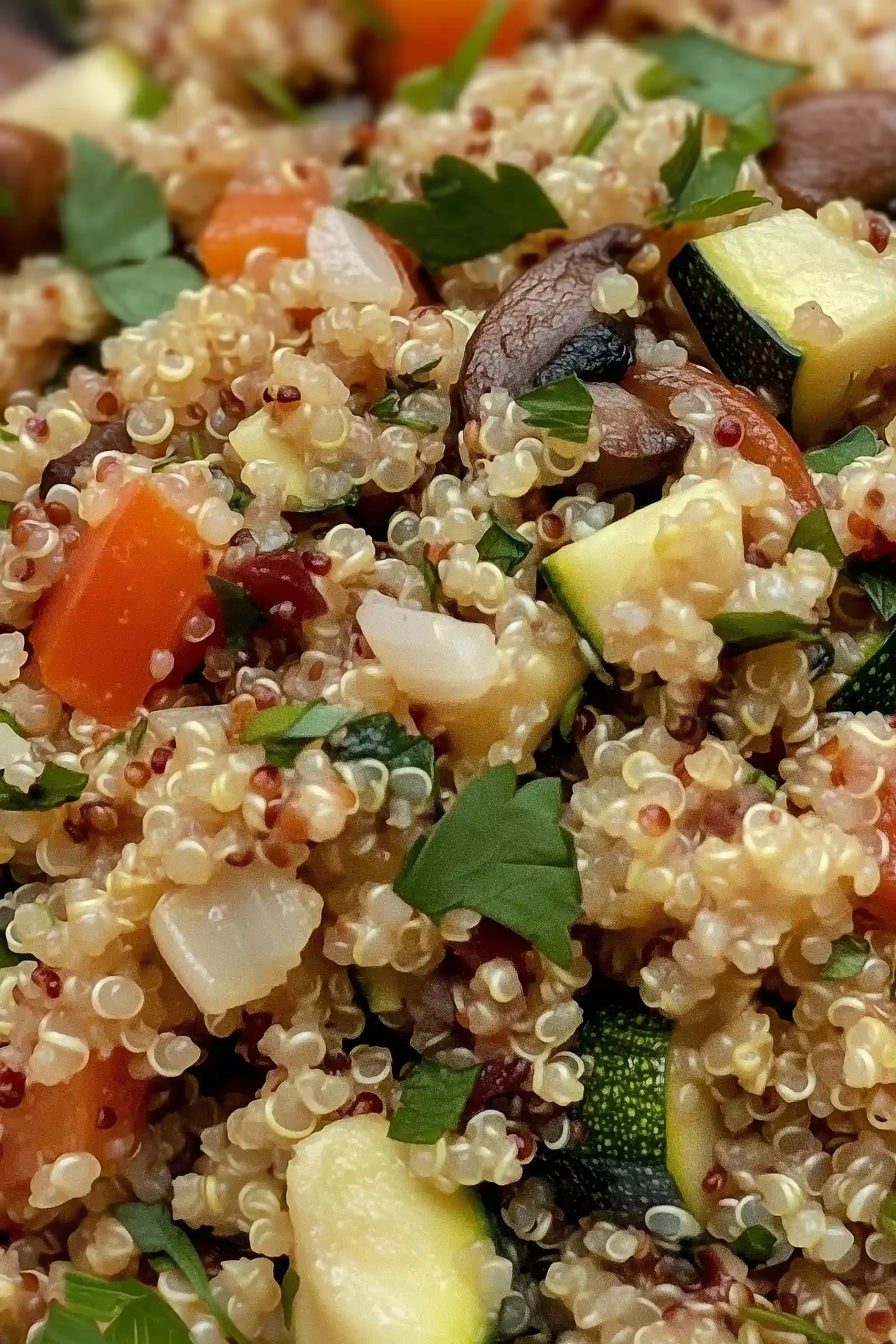 roasted vegetable quinoa medley