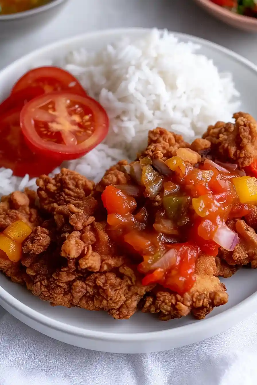 fried chicken geprek