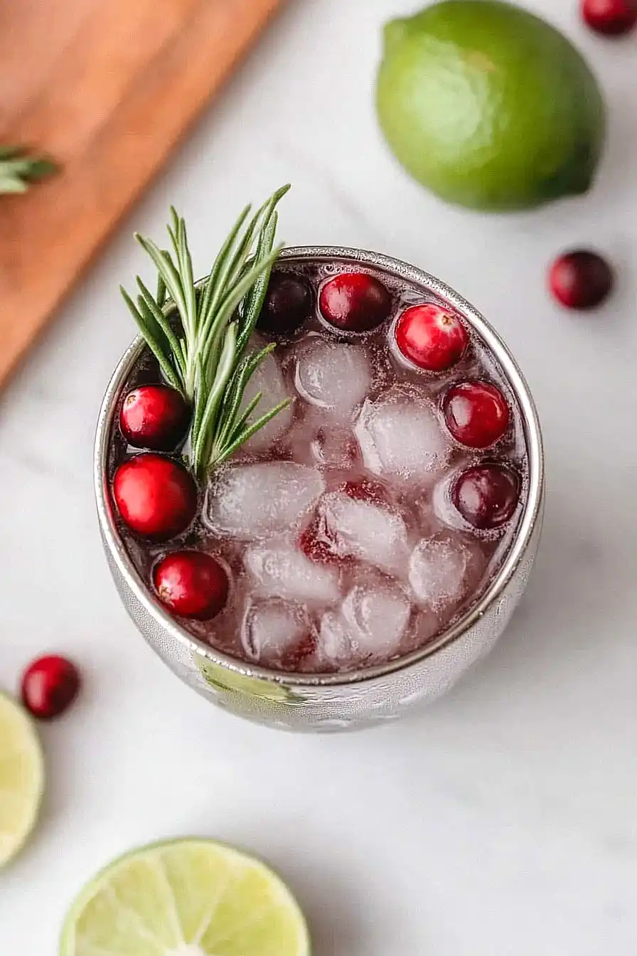 cranberry moscow mule pitcher