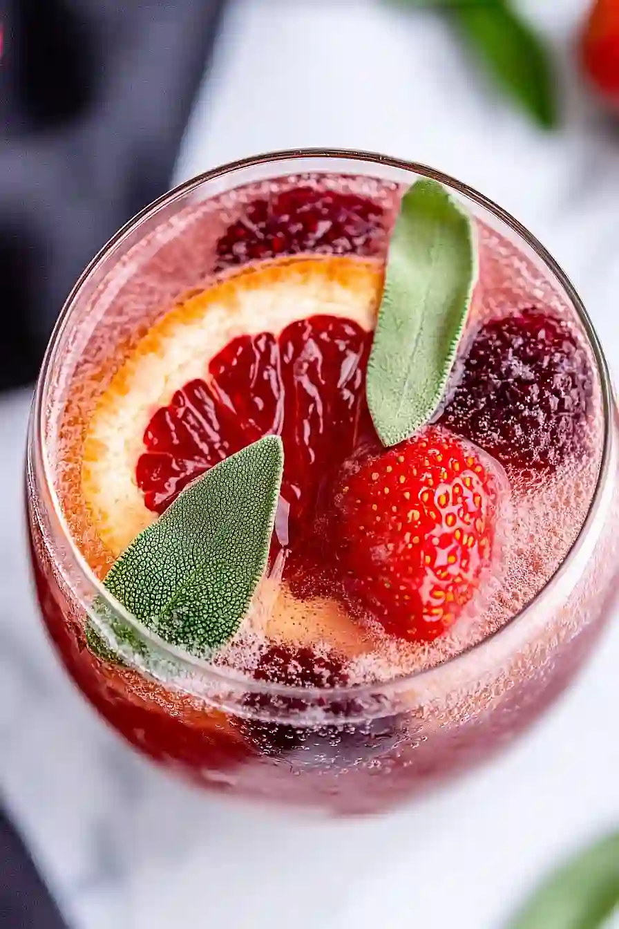 Sweet Blood Orange Rose Sangria