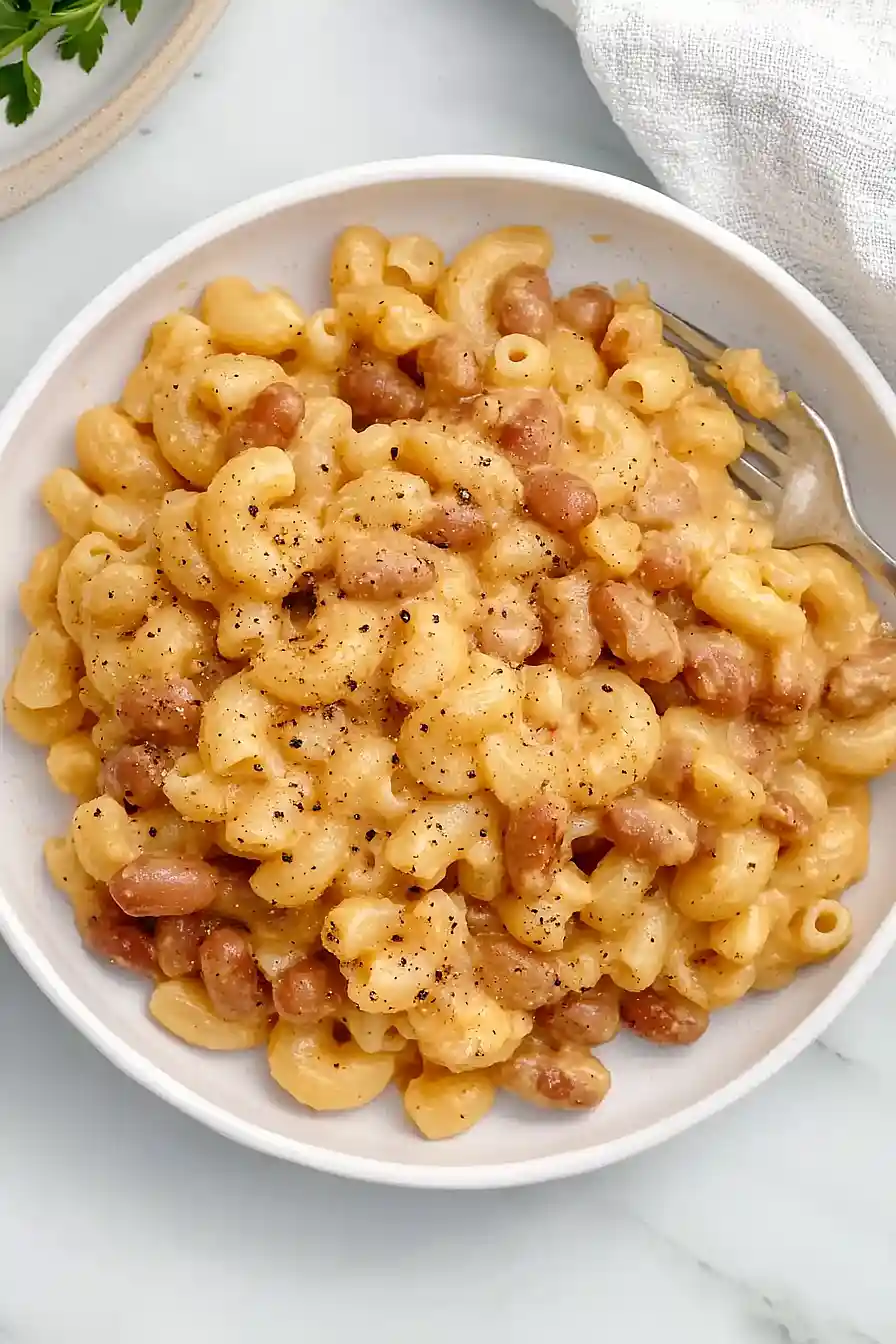 baked beans mac and cheese