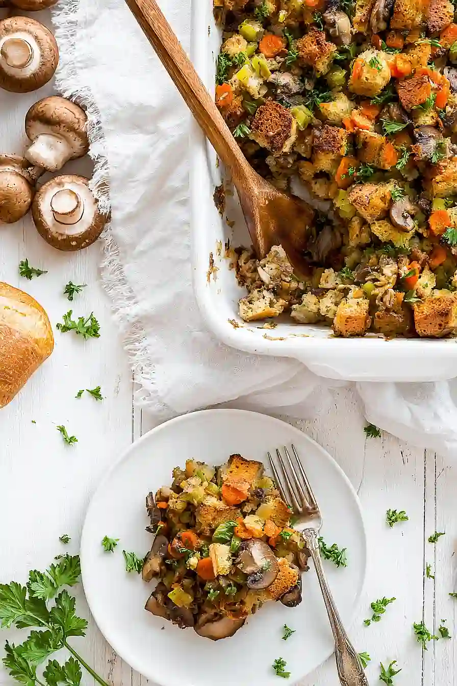 vegetable stuffing casserole