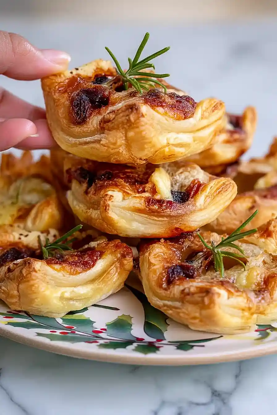 air fryer cranberry brie bites