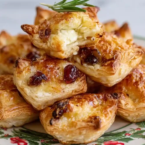 air fryer cranberry brie bites