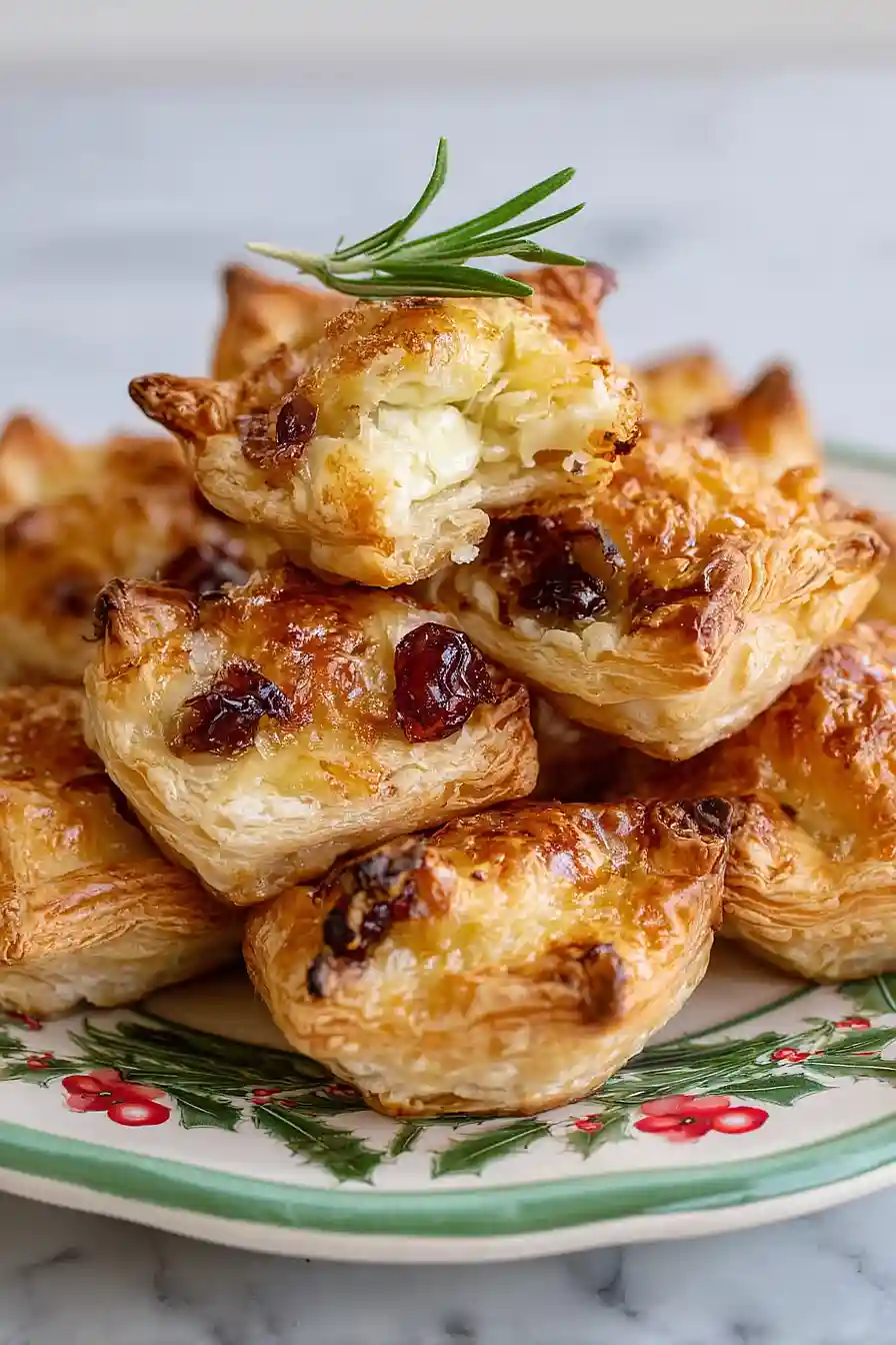air fryer cranberry brie bites