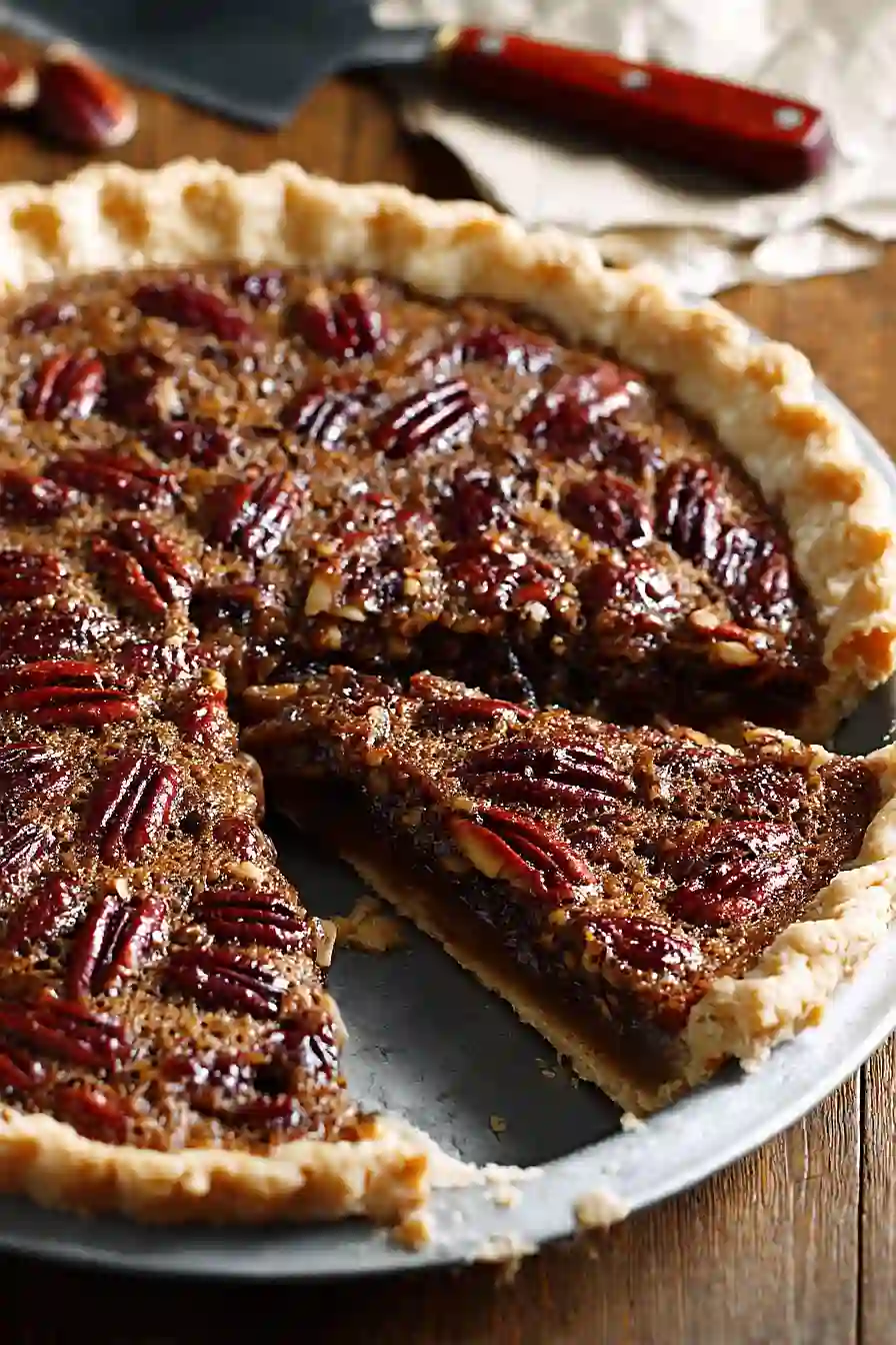 molasses pecan pie