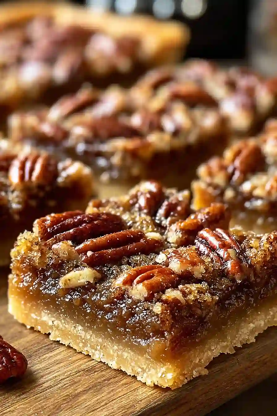 lazy girl pecan pie bars