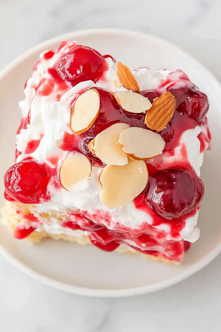 angel food cake with vanilla pudding