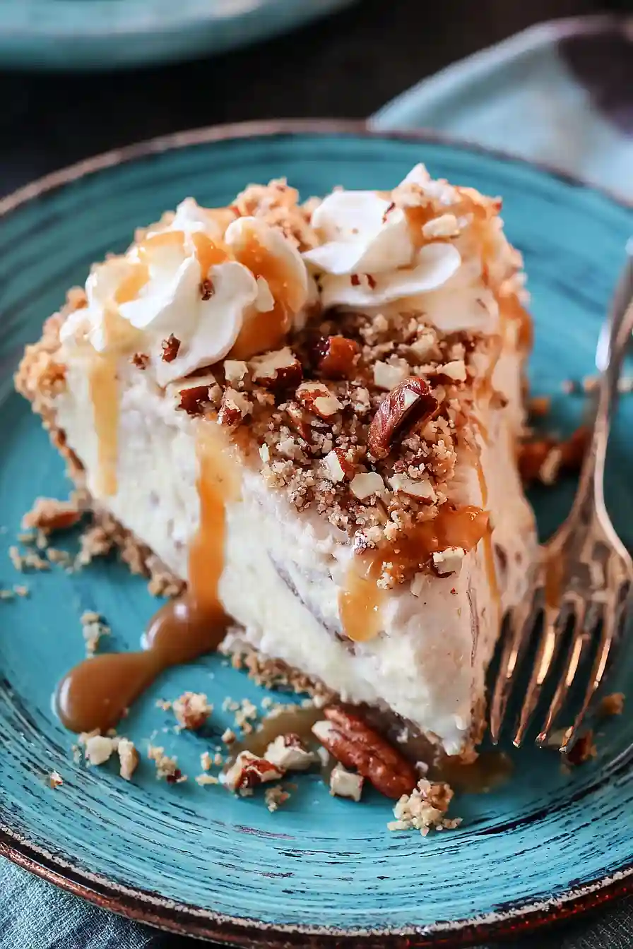 caramel chocolate pecan ice cream pie