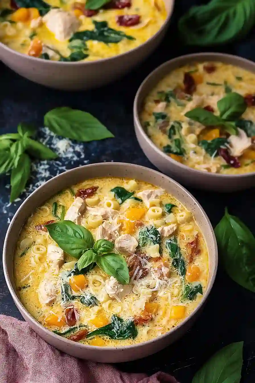 marry me chicken soup with spinach