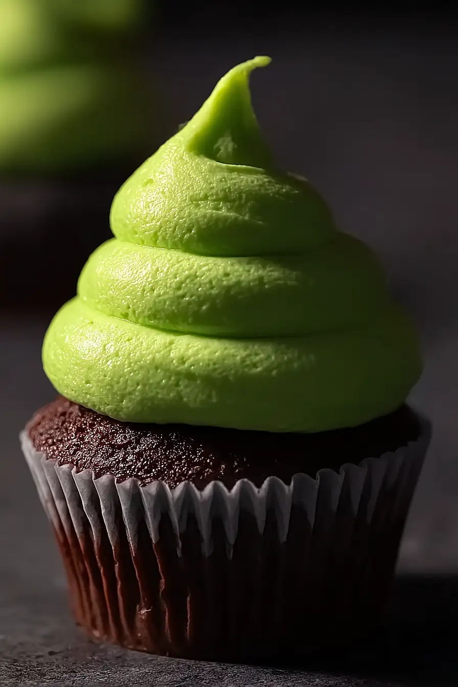 halloween toy story alien cupcakes