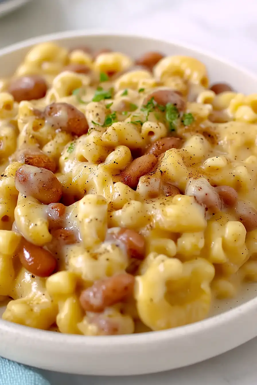 baked beans mac and cheese