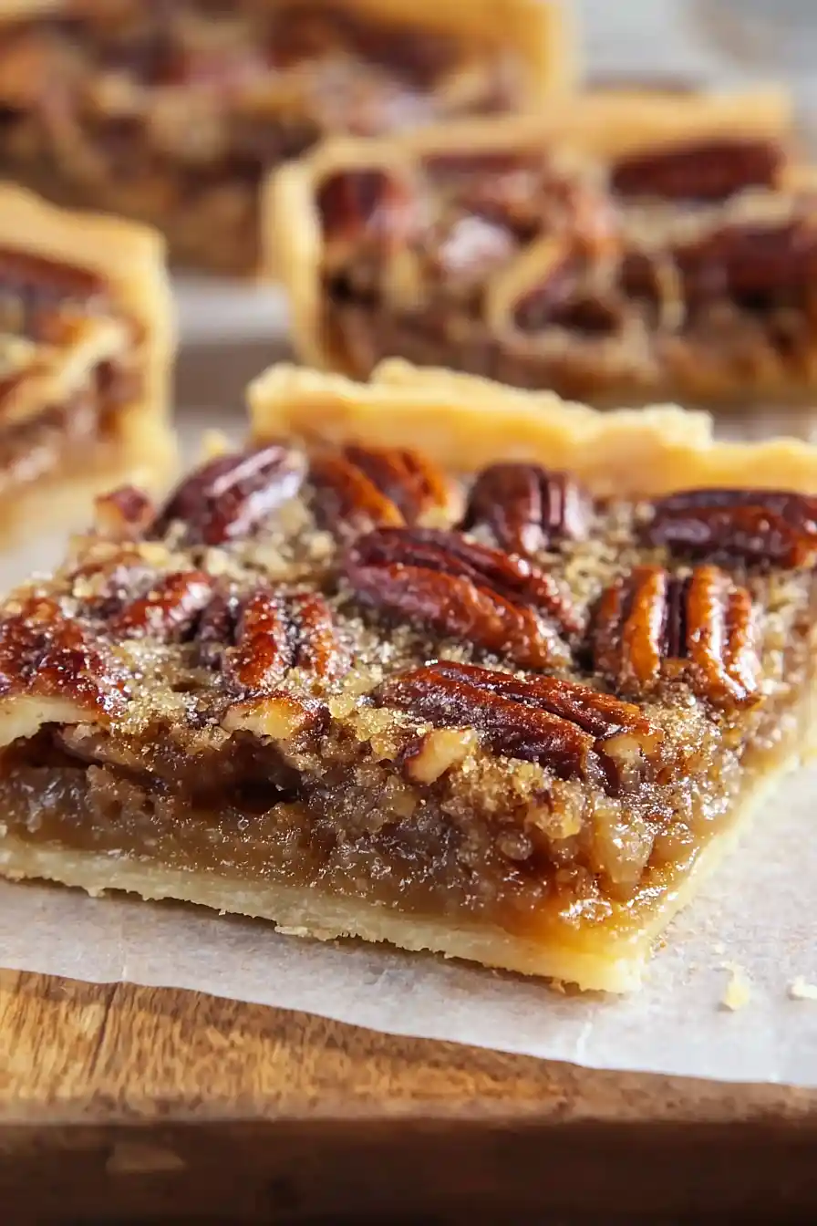 sheet pan pecan pie