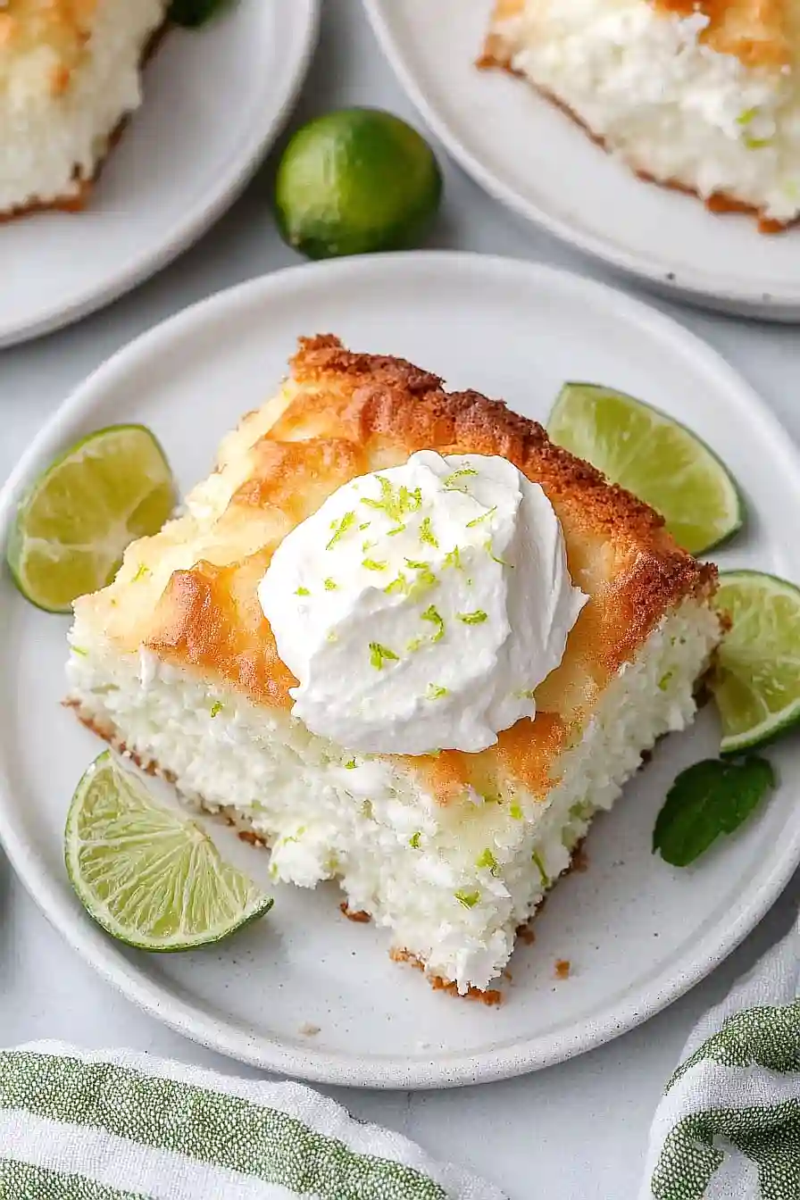 key lime angel food cake