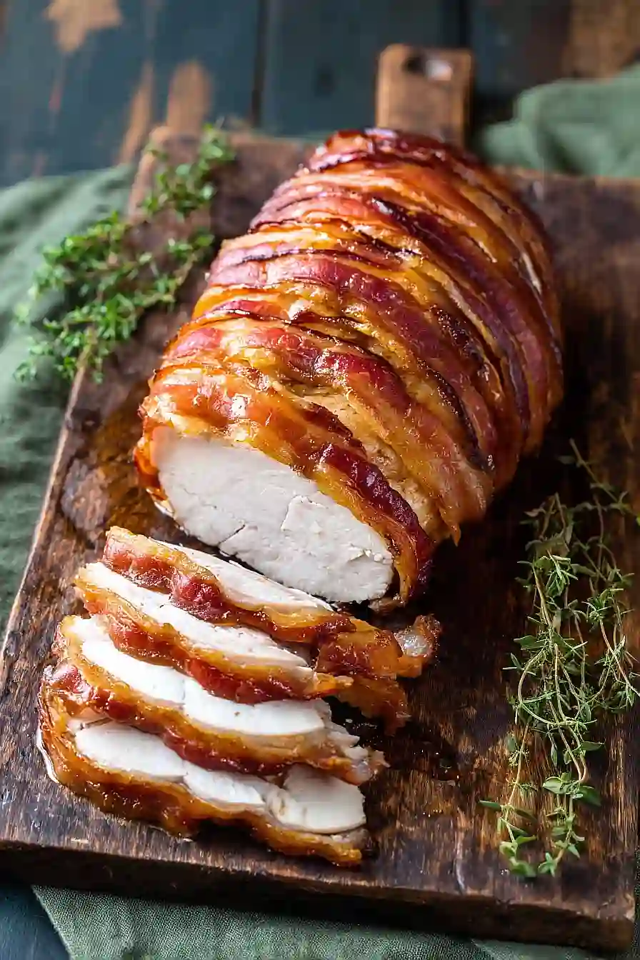 bacon wrapped turkey breast