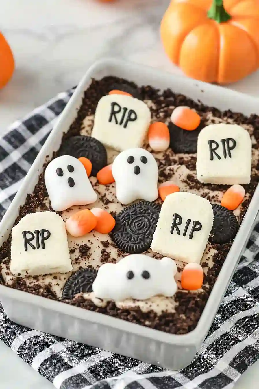 graveyard chocolate pudding dirt cake