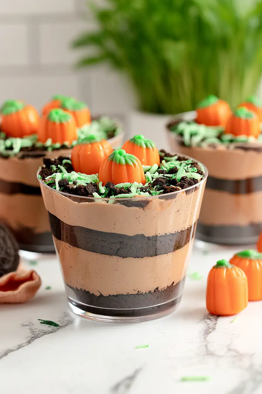 pumpkin patch dirt cups