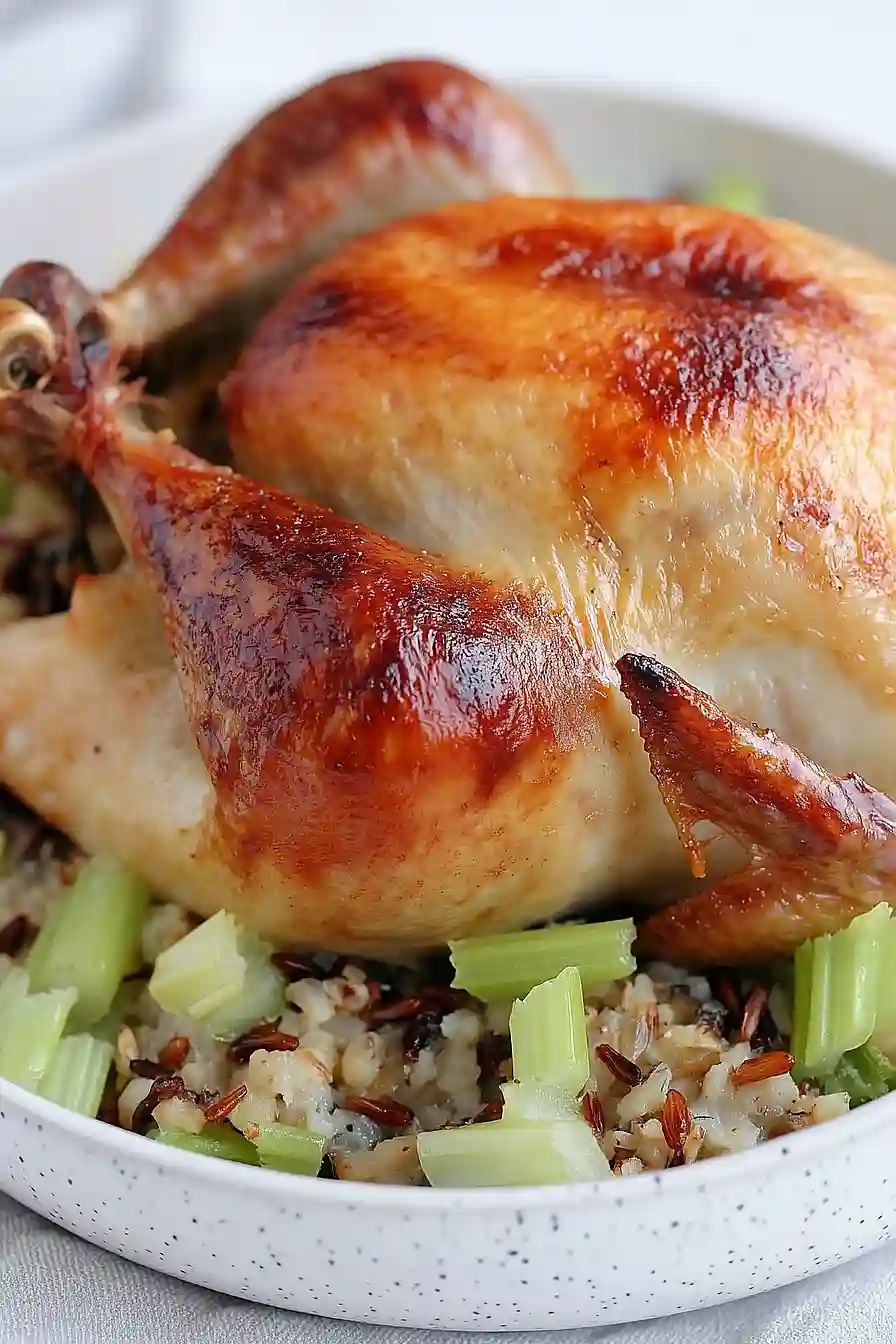 cornish hens with wild rice stuffing