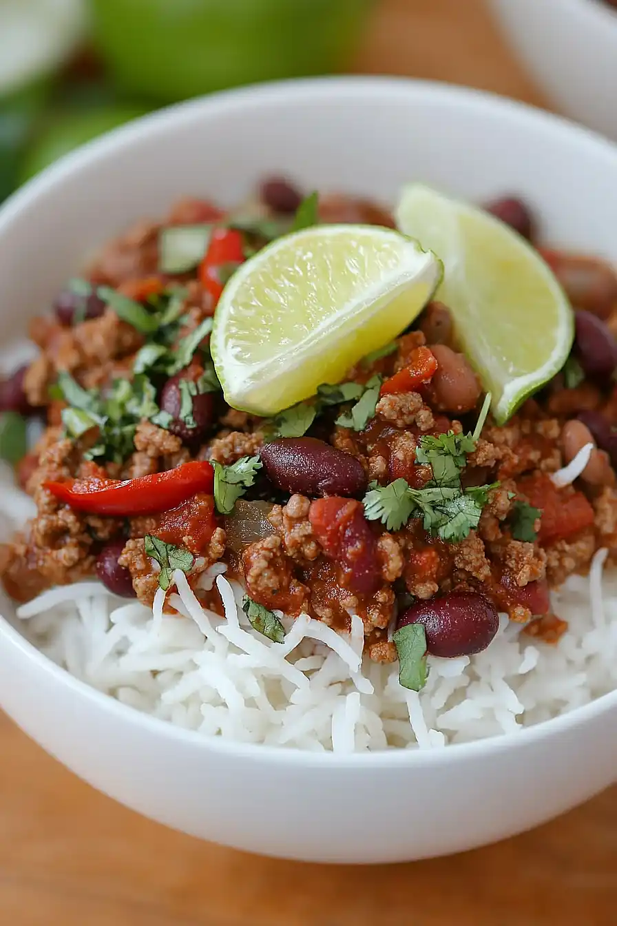 healthy chili con carne