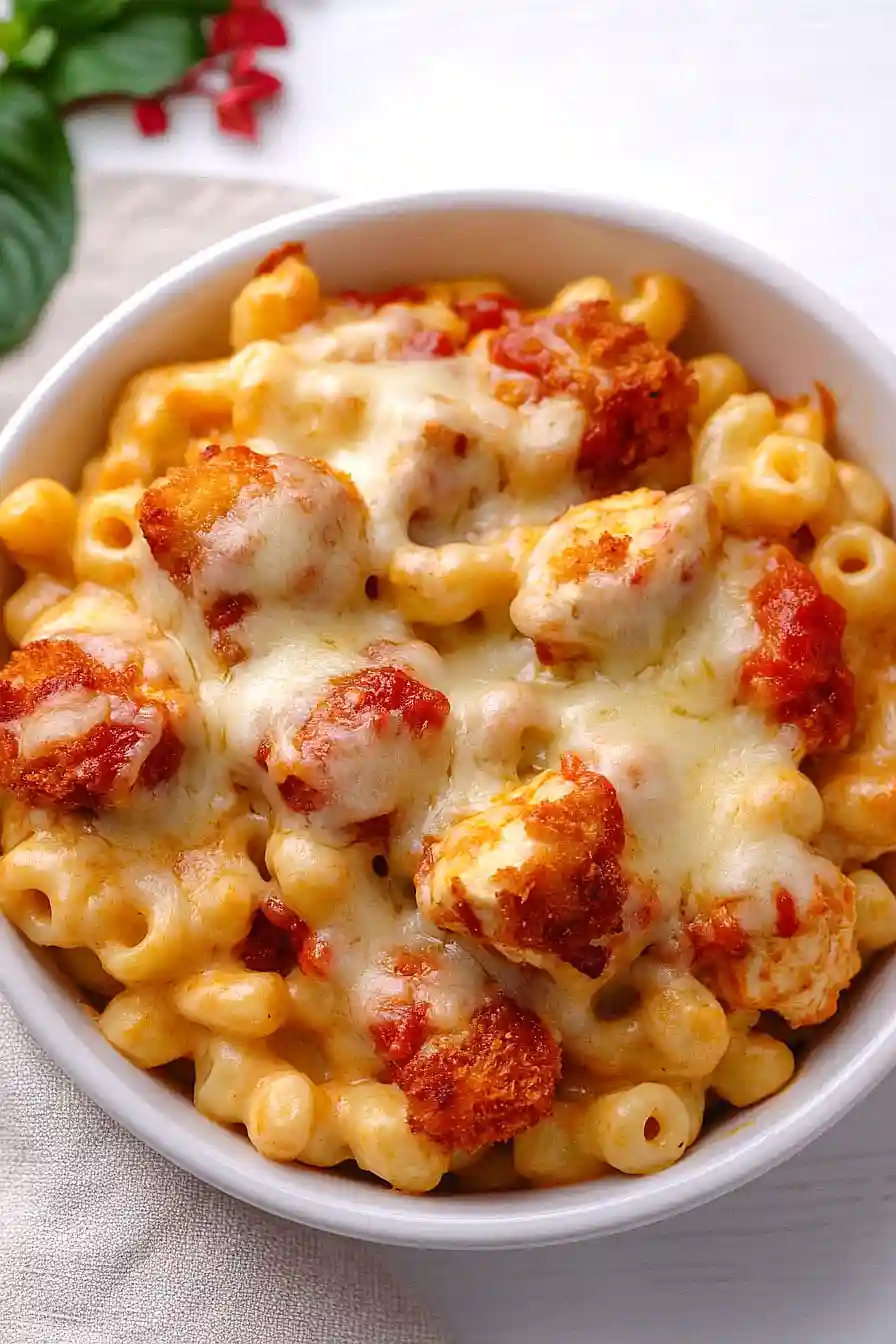 chicken parmesan mac and cheese